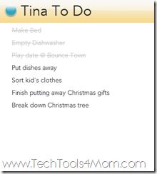 Cozi's To Do Lists