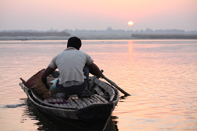 Boatman, Varanasi, India.