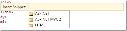 MVC2 Code Snippet