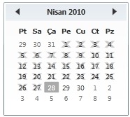 WPF Calendar WPF Calendar
