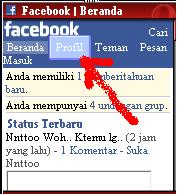 Pasang Foto Facebook Via HP