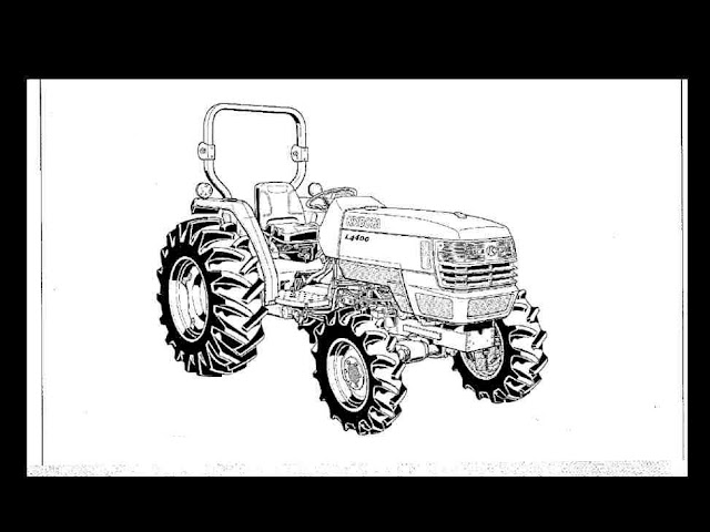KUBOTA L4400 L-4400 OPERATIONS & LUBE TRACTOR MANUAL for sale