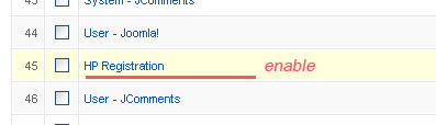 enable plugin