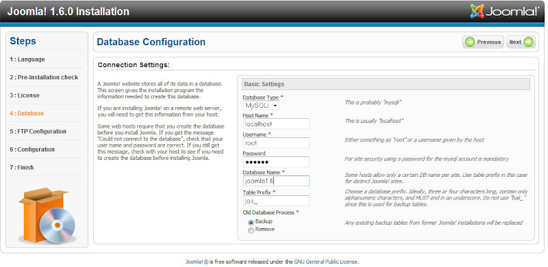 joomla 1.6 install