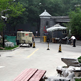 Back entrance of the school