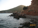 La Caleta al atardecer.