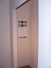 Network control box and cabling pipe in the closet