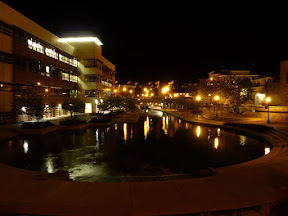 Riverwalk at night