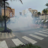 Incendio de un contenedor