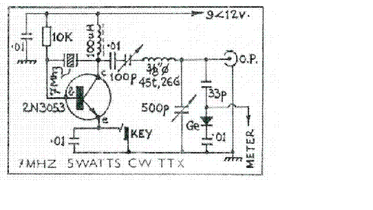 Radio Circuits Blog: 7 Mhz 5 watts QRP Transmitter