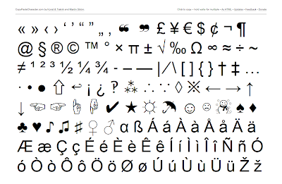 Copy and Paste Special Characters Made Easy Copy and Paste Special Characters Made Easy