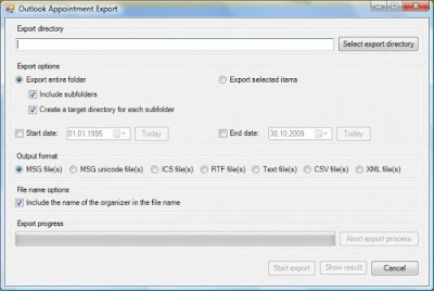 Add-In to Export Outlook Data Add-In to Export Outlook Data