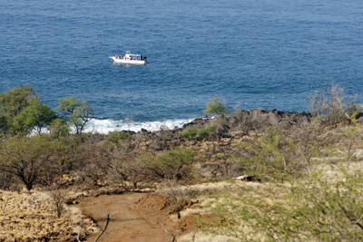 SCUBA Divers off the North Kohala Coast, Hawaii Friends diving off the North Kohala Coast