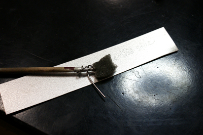 Anodizing paint brush by Edith Sommer