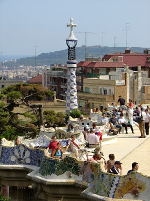 Parc Guell, Barcelona, Espana Parc Guell, Barcelona, Espana