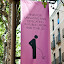 Urination Warning along the Ramblas