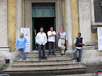 Emanuela Silvestri, Roberto Posar, Francesco Alfarano, Gigi MäcCagli, and Fabio Balestri.