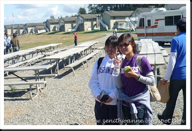 Keatyee and me. The sun was scorching and I was complaining. Now I miss the sun. T.T