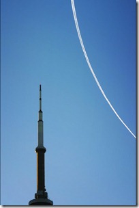 CN Tower and Jet