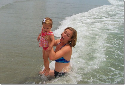 Mommy & Caroline in the Water5