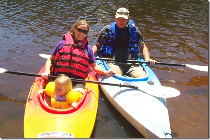 Kayak with Granddougie