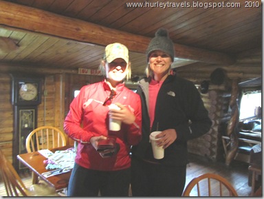 Sara and Kara, friendly young women we met at the Mendeltna Creek Lodge on the Glenn Highway in Alaska.  They are riding in the Fireweed 400 Race, Alaska's biggest bicycle race.