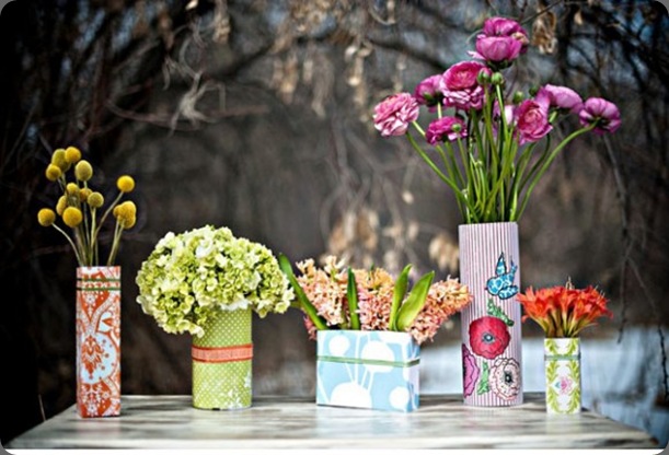 diy-tin-can-vases-centerpieces-affordable-wedding-reception-idesa-580x390 the sweetest occasion
