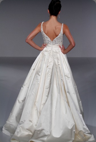 wedding dress back