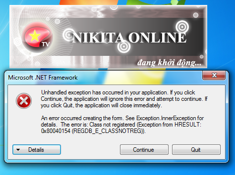 Nikita Online 5.4.2 ErrorWin7b
