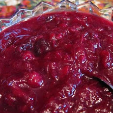 Fresh Orange-Cranberry Sauce with Walnuts