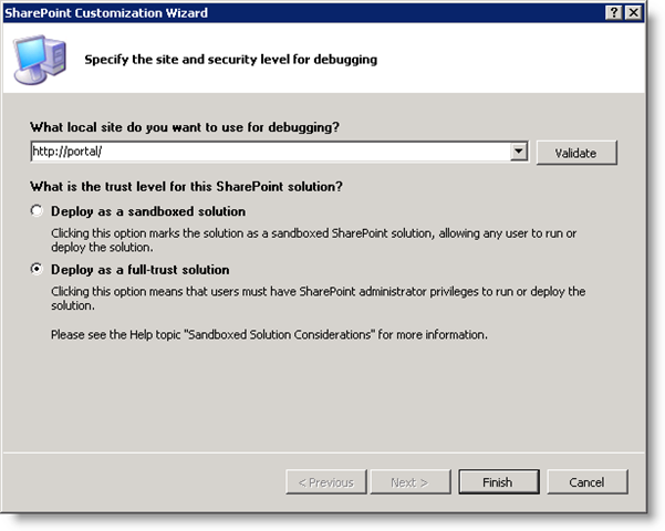 SharePoint Configuration Wizard