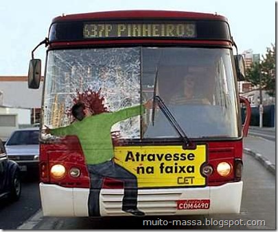 Atravesse na faixa