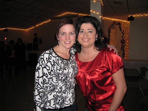 Shelley and Natasha at the Cooper HS Christmas dinner