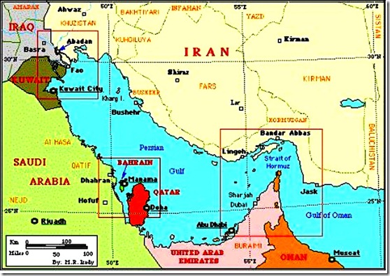Persian Gulf- Saudi Peninsula, Bahrain, Iran etc