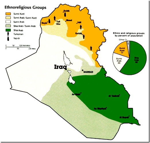 Iraq Ethnic Map 2 lg Iraq Ethnic Map 2 lg