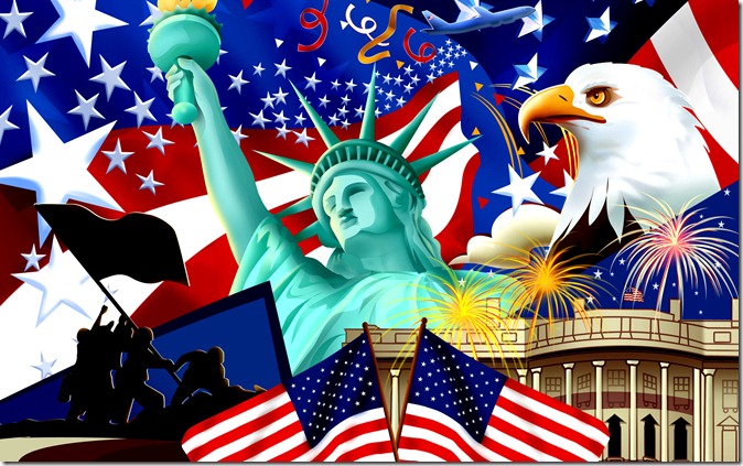American Patriot Flag Wallpaper