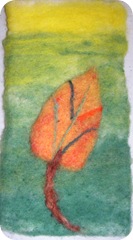 Eyeglass case with leaf