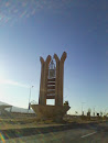Allah Sculpture at Cairo Suez Road