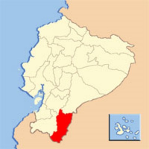 Ubicacion de la Provincia de Zamora Chinchipe