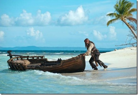 ภาพการถ่ายทำจากภาพยนตร์ Pirates of the Caribbean: On Stranger Tides ภาพการถ่ายทำจากภาพยนตร์ Pirates of the Caribbean: On Stranger Tides