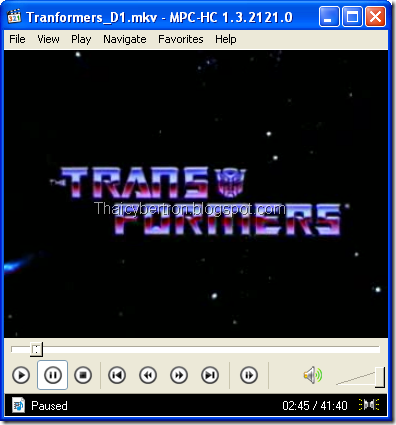TRANSFORMERS THE MOVIE (Animation) ภาพยนตร์เรื่องแรกของ Transformers (MKV) TRANSFORMERS THE MOVIE (Animation) ภาพยนตร์เรื่องแรกของ Transformers (MKV)