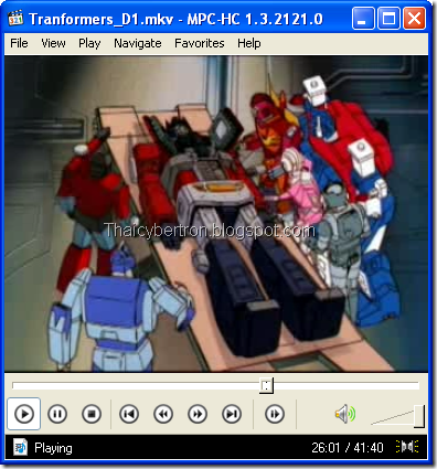 TRANSFORMERS THE MOVIE (Animation) ภาพยนตร์เรื่องแรกของ Transformers (MKV) TRANSFORMERS THE MOVIE (Animation) ภาพยนตร์เรื่องแรกของ Transformers (MKV)