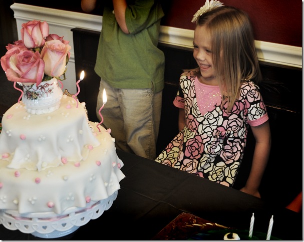 Stella with cake