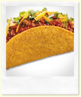 taco de carne México