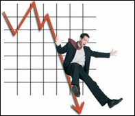a descer - crise economica