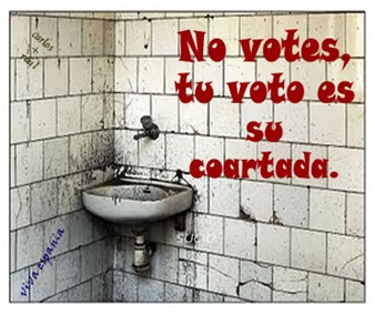 no votes su voto es su coartada