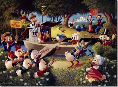 Donald Duck all family picnic