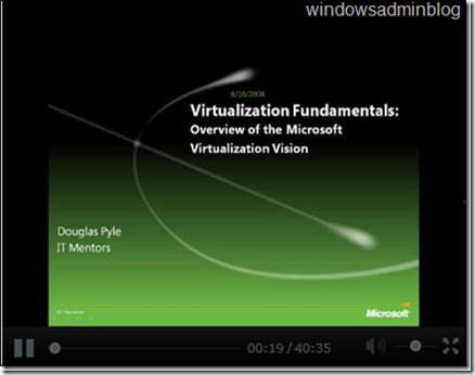 Virtualization Video Tutorials 