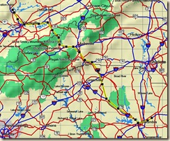 Norris Dam S P Route