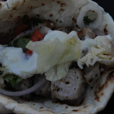 Akrotiri: Cypriot Pork Souvlaki With Tzatziki